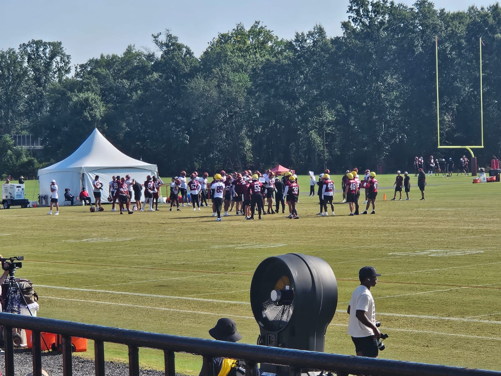 Commanders Training camp Aug 4, 2025