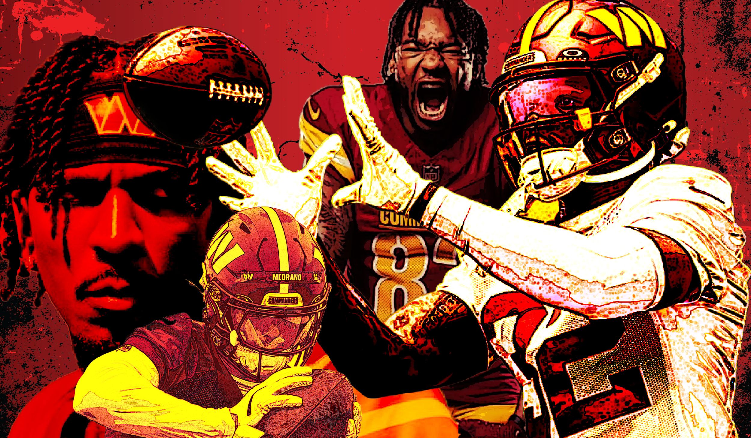 Deuce drops his first look at the Commanders roster